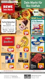 REWE Prospekt für Beckum: "Dein Markt", 26 Seiten, 17.03.2025 - 22.03.2025