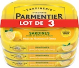 Sardines - PARMENTIER en promo chez Lidl Roubaix à 2,29 €