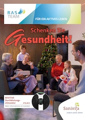 Aktueller RAS Team GmbH Kundenzentrum Sanitätshaus Prospekt in Spenge und Umgebung, "Schenken Sie Gesundheit!" mit 6 Seiten, 13.11.2024 - 31.01.2025