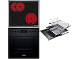 HND211RB1 (HEF113BB0 + HEZ438301 NKN645GA2E) Serie 2/Serie 4, Einbauherd-Set (Elektrokochfeld, A, 66 l) im MediaMarkt Saturn Prospekt HND211RB1 (HEF113BB0 + HEZ438301 NKN645GA2E) Serie 2/Serie 4, Einbauherd-Set (Elektrokochfeld, A, 66 l) von BOSCH im aktuellen MediaMarkt Saturn Prospekt für 599,99 €
