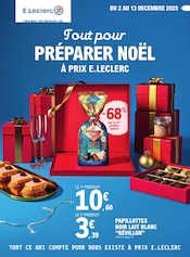 Prospectus E.Leclerc à Cherbourg-Octeville, "Tout pour PRÉPARER NOËL À PRIX E.LECLERC", 48 pages de promos valables du 02/12/2025 au 13/12/2025