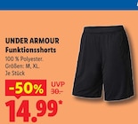 Funktionsshorts Angebote von Under Armour bei Lidl Hamm für 14,99 €