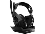 A50 Wireless + Base Station for PlayStation® 4/5/PC, Over-ear Gaming Headset Schwarz Angebote von ASTRO GAMING bei MediaMarkt Saturn Heilbronn für 179,00 €