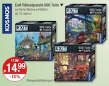 Exit Rätselpuzzle 500 Teile im V-Markt Prospekt Exit Rätselpuzzle 500 Teile von Kosmos im aktuellen V-Markt Prospekt für 14,99 €