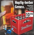 Hopfig-herber Genuss. Angebote von König Pilsener bei EDEKA Lemgo für 10,99 €