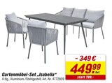 Gartenmöbel-Set 'Isabella' bei toom Baumarkt im Struppen Prospekt für 449,99 €