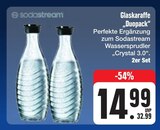 Glaskaraffe "Duopack" Angebote von sodastream bei E center Weiden für 14,99 €