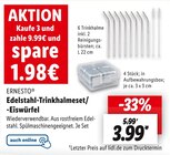 Edelstahl-Trinkhalmeset/ -Eiswürfel bei Lidl im Oldenburg Prospekt für 3,99 €