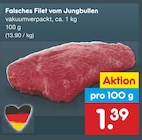 Falsches Filet vom Jungbullen Angebote bei Netto Marken-Discount Erkelenz für 1,39 €