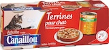 Terrines pour chat adulte viandes et légumes - Canaille en promo chez Intermarché Terrines pour chat adulte viandes et légumes - Canaille dans le catalogue Intermarché