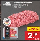 Schweine Hackfleisch Angebote von GUT PONHOLZ bei Netto Marken-Discount Stralsund für 2,19 €