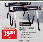 Chevalet de sciage 980mm à Screwfix dans Rouvignies
