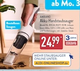 Akku-Handstaubsauger Angebote von AMBIANO bei ALDI Nord Flensburg für 24,99 €