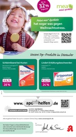 mea - meine apotheke Apotheken Prospekt der aktuellen Woche mit 4 Seiten, gültig von 01.12.2025 bis 31.12.2025, in Groß-Rohrheim und Umgebung Aktueller mea - meine apotheke Apotheken Prospekt in Groß-Rohrheim und Umgebung, "Unsere Dezember-Angebote" mit 4 Seiten, 01.12.2025 - 31.12.2025
