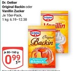 Original Backin Angebote von Dr. Oetker bei GLOBUS Pulheim für 0,99 €
