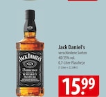 Jack Daniel‘s Tennessee Whiskey Angebote bei famila Nordost Neustadt für 15,99 €