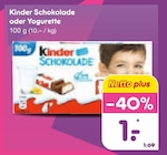 Schokolade von Kinder im aktuellen Netto Marken-Discount Prospekt für 1,00 €