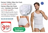 Damen-Taillen-Slips 2er-Pack von Schiesser im aktuellen GLOBUS Prospekt