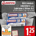 Röstzwiebel-Leberwurst Angebote von Rasting bei EDEKA Leverkusen