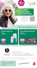 mea - meine apotheke Prospekt für Volkach: "Unsere Mai-Angebote", 4 Seiten, 01.05.2026 - 31.05.2026