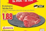EDEKA Neukirchen-Vluyn - Rinderbraten Falsches Filet Angebot im Prospekt Rinderbraten Falsches Filet bei EDEKA im Neukirchen-Vluyn Prospekt für 1,88 €