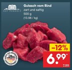 Gulasch vom Rind Angebote von Gut Ponholz bei Netto Marken-Discount Brandenburg für 6,99 €