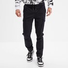 Pantalon cargo slim bleu foncé homme dans le catalogue La Halle