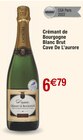 Crémant de Bourgogne Blanc Brut - Cave De L’aurore dans le catalogue Cora