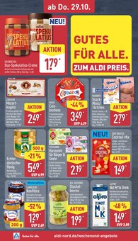 Joghurt Angebot im ALDI Nord Prospekt, gültig von 26.10.2026 bis 30.10.2026 Joghurt Angebot im aktuellen ALDI Nord Prospekt auf Seite 41