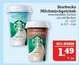 Milchmischgetränk im Angebot bei Marktkauf in Plauen Milchmischgetränk Angebote von Starbucks bei Marktkauf Plauen für 1,49 €