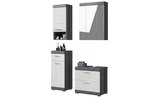 Badmöbel-Set SCHLOONSEE 4 teilig bestehend aus: Waschbeckenunterschrank Spiegelschrank Unterschrank Hängeschrank Schloonsee im aktuellen Höffner Prospekt für 379,00 €
