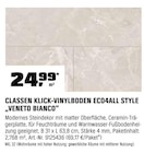 Klick-Vinylboden Eco4All Style Veneto Bianco von Classen für 69,17 € bei OBI im Angebot Klick-Vinylboden Eco4All Style Veneto Bianco von Classen im aktuellen OBI Prospekt