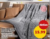 Jacquard-Sherpa-Kuscheldecke Angebote von HOME IDEAS Living bei Penny Wetzlar für 15,99 €