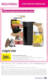 Promos Dolce Gusto dans le catalogue "LE MEILLEUR DES NOUVEAUTÉS" de Carrefour Dolce Gusto en promo dans le catalogue Carrefour à la page 20