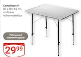 Campingtisch Angebote bei GLOBUS Rodgau für 29,99 €