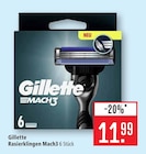 Rasierklingen Mach3 Angebote von Gillette bei Marktkauf Schwäbisch Gmünd für 11,99 €