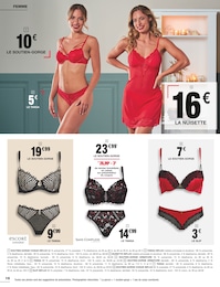 Offre Lingerie Femme dans le catalogue Carrefour du moment à la page 16