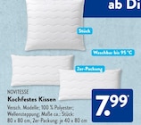 Kochfestes Kissen im ALDI SÜD Prospekt Kochfestes Kissen von Novitesse im aktuellen ALDI SÜD Prospekt für 7,99 €