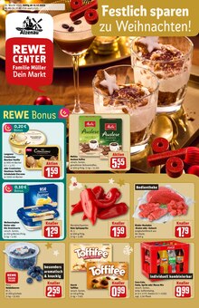REWE Alzenau Prospekt der aktuellen Woche, gültig von 15.12.2025 bis 20.12.2025 Aktueller REWE Alzenau Prospekt "Dein Markt" mit 30 Seiten