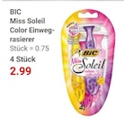 Miss Soleil Color Einwegrasierer bei GLOBUS im Neutraubling Prospekt für 2,99 €