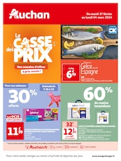 Catalogue Supermarchés Auchan Hypermarché en cours à Pontault-Combault et alentours, "Le CASSE des PRIX", 48 pages, 27/02/2024 - 04/03/2024