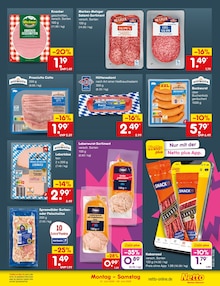 Wurst im Netto Marken-Discount Prospekt "Aktuelle Angebote" mit 68 Seiten (Mönchengladbach)