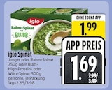 Spinat im EDEKA Prospekt Spinat von iglo im aktuellen EDEKA Prospekt für 1,69 €