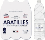 Eau minérale naturelle - ABATILLES - Intermarché Hyper à Poitiers Eau minérale naturelle - ABATILLES en promo chez Intermarché Hyper Poitiers à 1,96 €