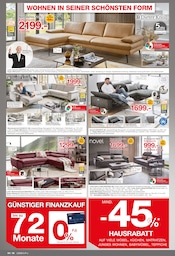 Sofa im Möbelzentrum Pforzheim Prospekt in Karlsruhe Aktueller Möbelzentrum Pforzheim Prospekt mit Sofa, "MARKEN-RABATT-WOCHEN", Seite 4