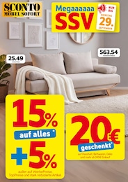 Sconto SB Prospekt "Mega SSV" für Halle, 1 Seite, 25.09.2026 - 29.09.2026