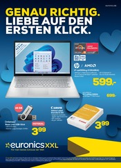 Notebook im EURONICS Prospekt in Fulda Aktueller EURONICS Prospekt mit Notebook, "GENAU RICHTIG. LIEBE AUF DEN ERSTEN KLICK.", Seite 1