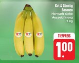 Bananen Angebote von Gut & Günstig bei E center Bayreuth für 1,00 €