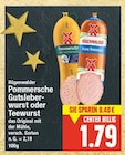 Pommersche Gutsleberwurst oder Teewurst von Rügenwalder im aktuellen E center Prospekt