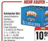 Aktuelles Kulmbacher Bier Angebot bei nah und gut in Schwabach ab 10,99 €